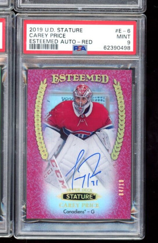 2019 stature carey price - 2019,