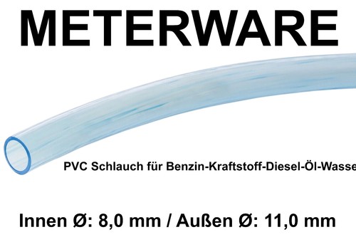 Tubo benzina 11 0 mm - 8,0, 11,0