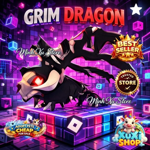 Grim dragon adopt m1e pet - grim,