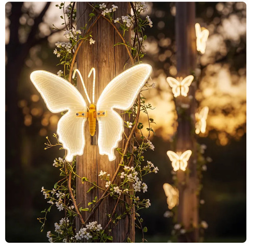 Farfalla led luminosa luce - farfalla,